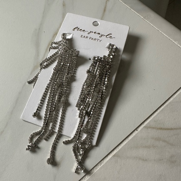 Free People cuff chandelier earrings - Picture 2 of 3